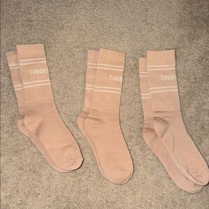 Timberland Beige Casual Socks for Men